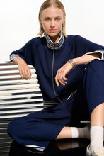 Load image into Gallery viewer, Joseph Ribkoff Scuba Jersey Jacket With Funnel Collar
