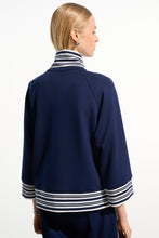 Load image into Gallery viewer, Joseph Ribkoff Scuba Jersey Jacket With Funnel Collar
