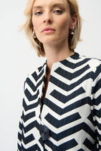 Load image into Gallery viewer, Joseph Ribkoff Geometric Collared Casual Shirt
