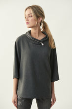 Load image into Gallery viewer, Joseph Ribkoff- Zip Style Turtle Neck Top
