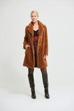 Load image into Gallery viewer, Joseph Ribkoff- Teddy Style Tan Coat
