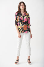 Load image into Gallery viewer, Joseph Ribkoff - Colourful Leaf Print Blouse

