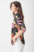 Load image into Gallery viewer, Joseph Ribkoff - Colourful Leaf Print Blouse
