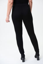 Load image into Gallery viewer, Joseph Ribkoff - Black Faux Leather Leggings
